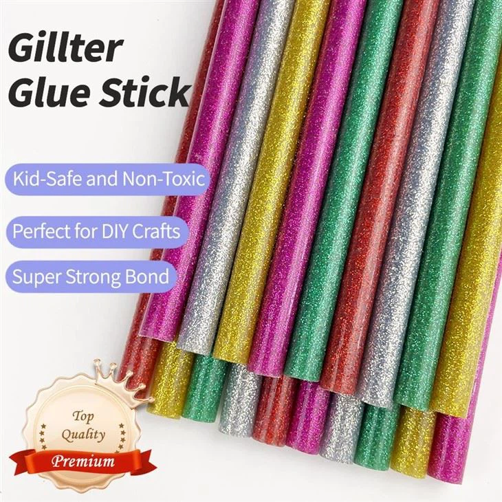 Factory Glitter Hot Glue Sticks